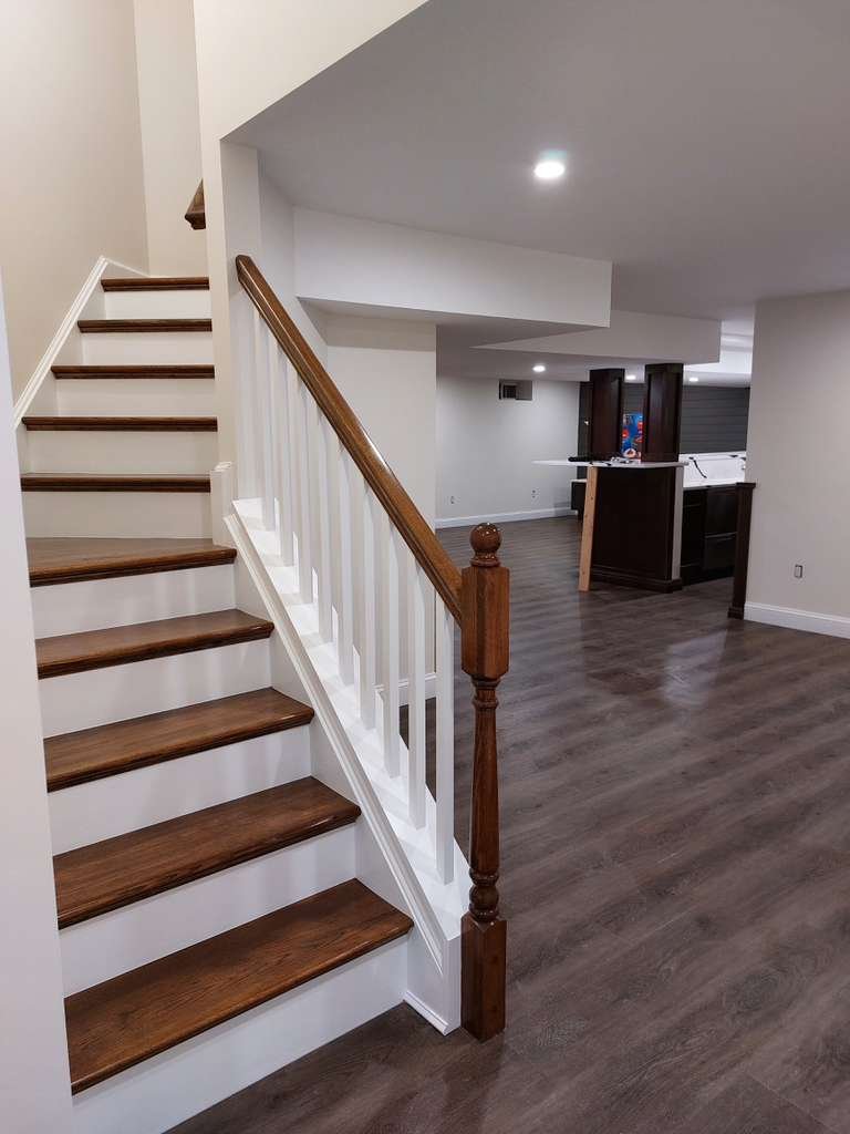 Repainted staircase by WR Pro Painters