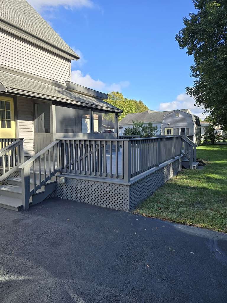 Exterior deck painting project by WR Pro Painters